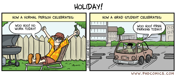 phd comic parking
